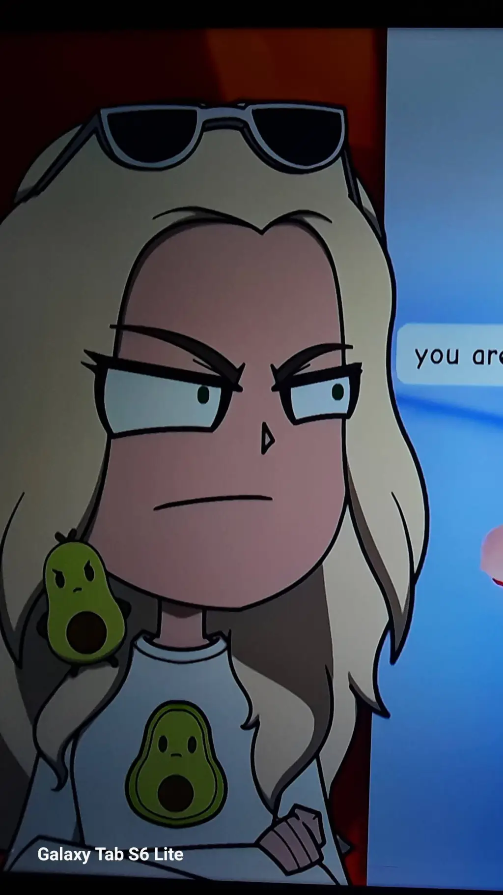 ai character: avocado playz background