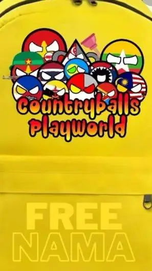 ai character: asean countryballs background