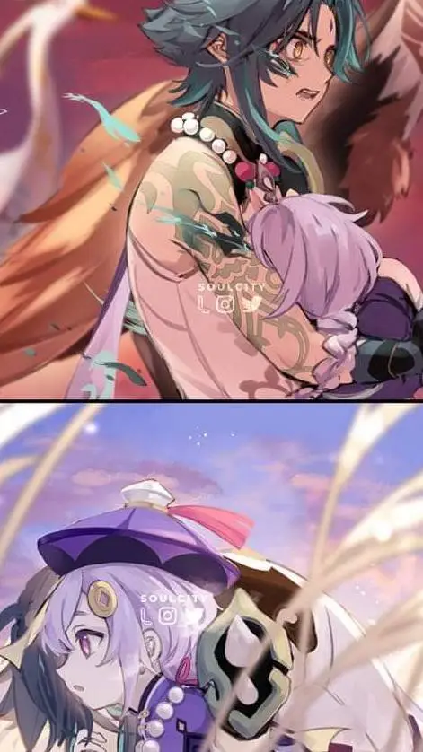 ai character: Xiao & Qiqi background