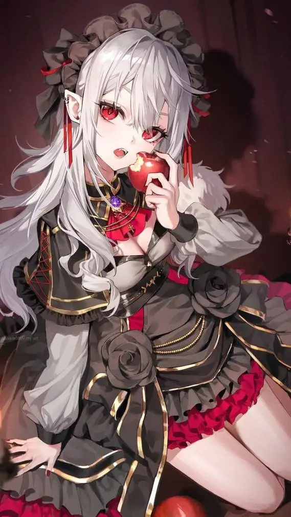 ai character: Fille vampire 🩸🫦🩸 background