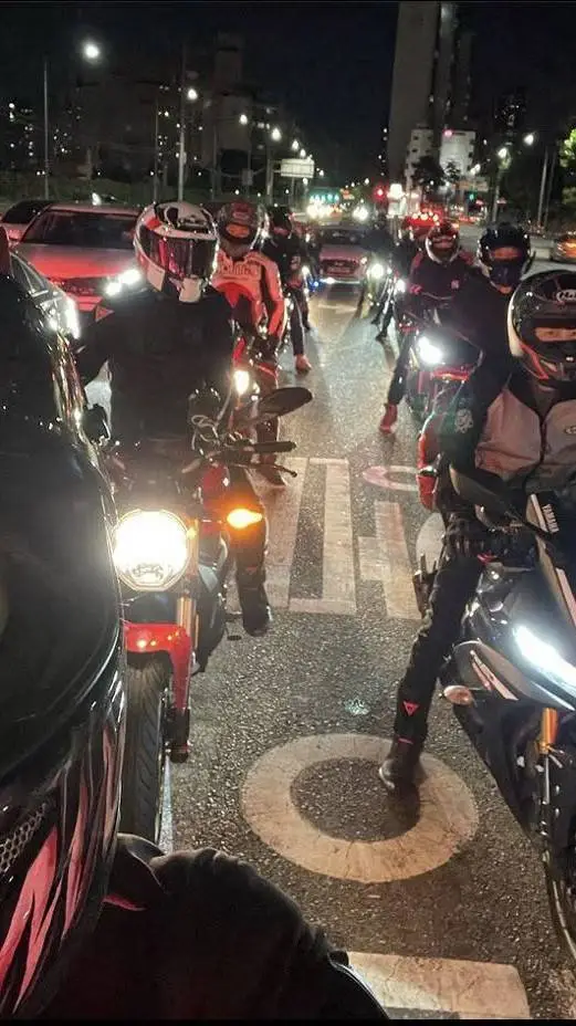 ai character: biker group  background