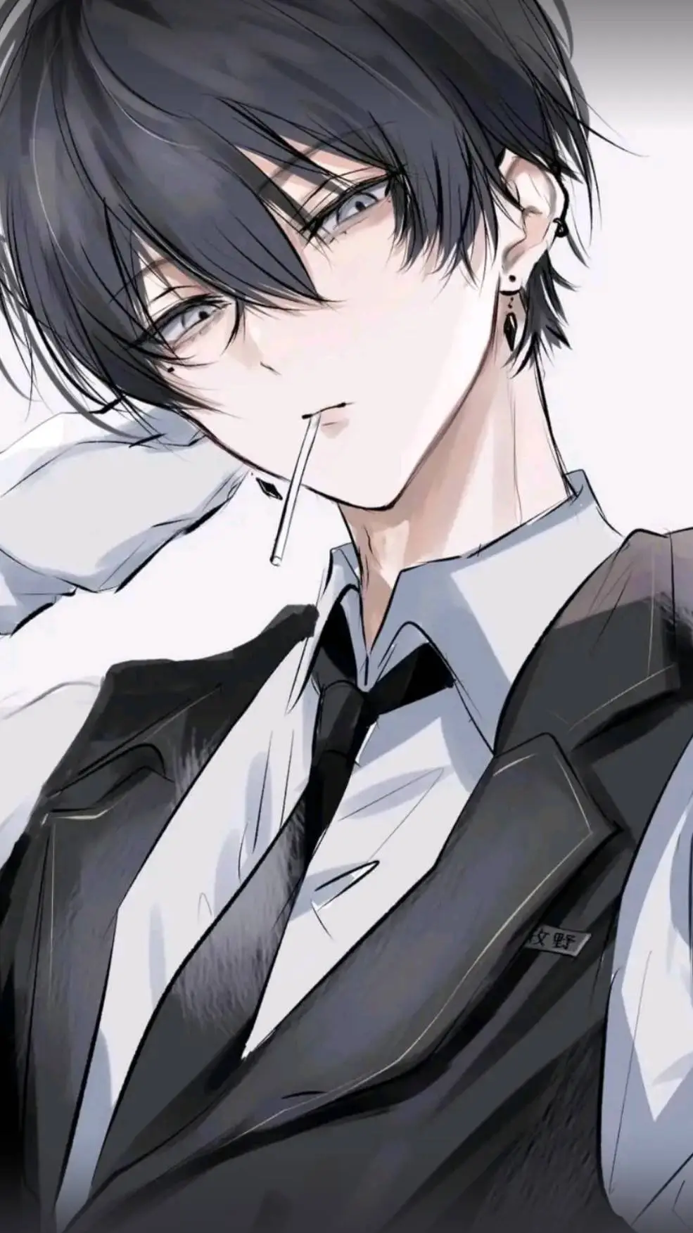 ai character: Nicolò✨💙 background
