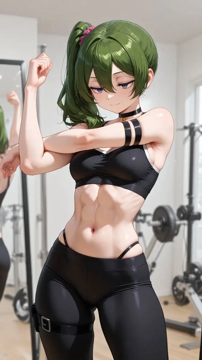 ai character: Shuki Maiba. background
