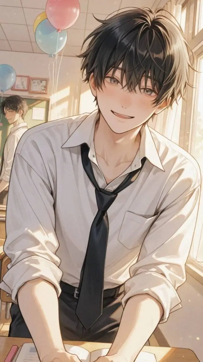 ai character: Alan. background