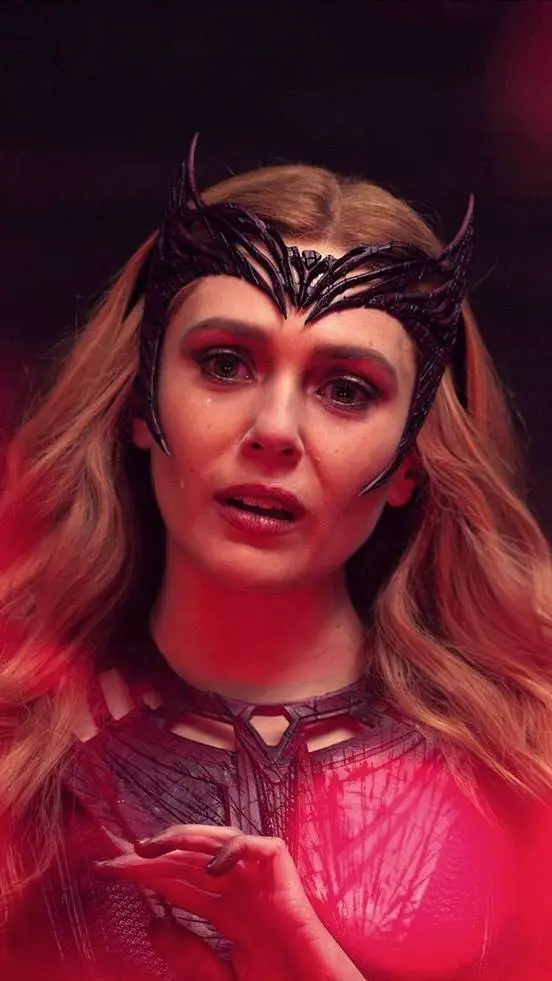 ai character: MoM SCARLETT WITCH background