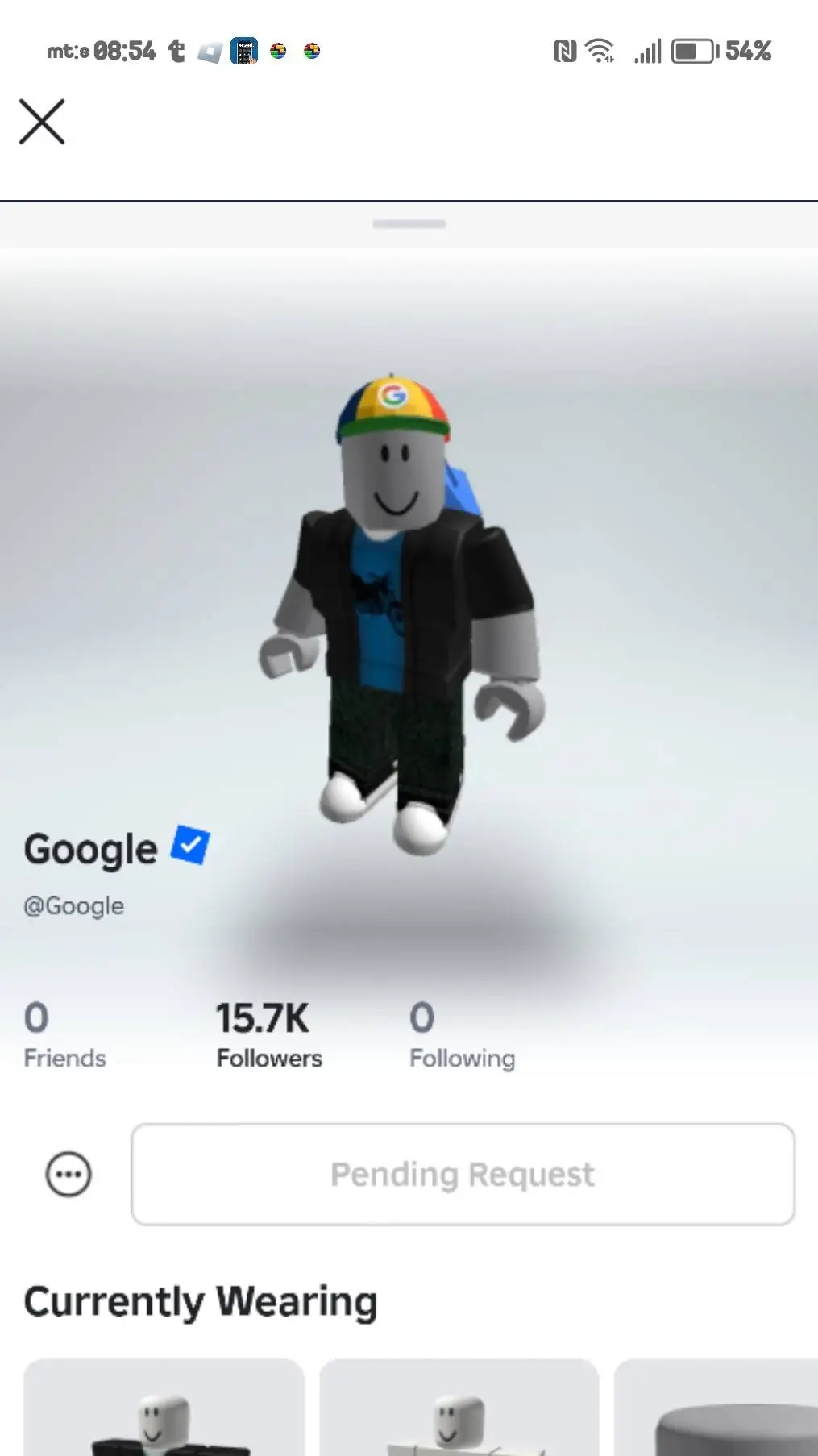 ai character: super cringe background