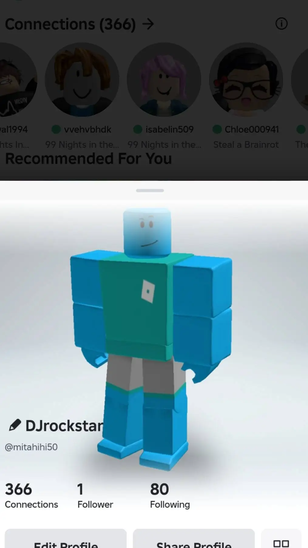 ai character: f background