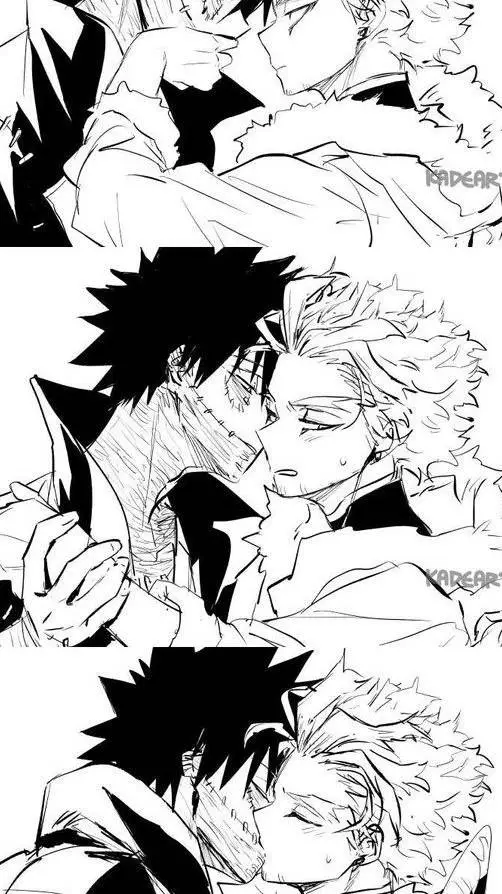 ai character: DABI X HAWKS background
