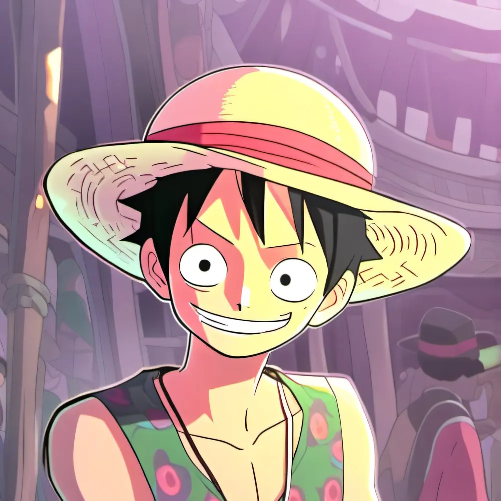 chat with ai character: luffy