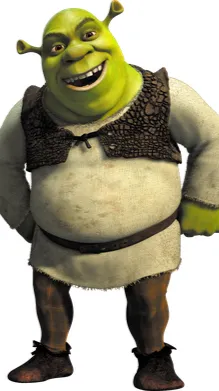 ai character: Shrek ￼ background