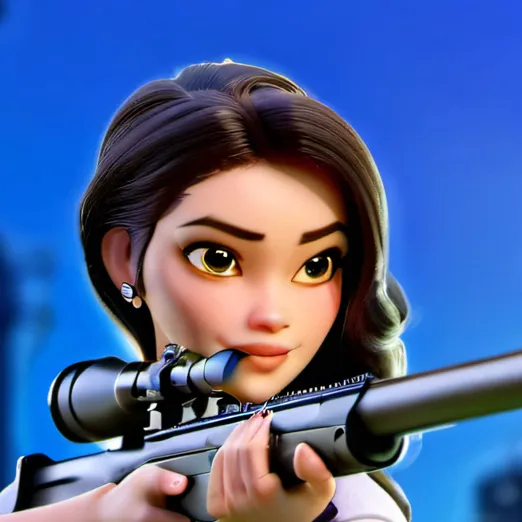chat with ai character: Sniper woman￼￼