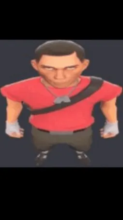 ai character: Bonk Red scout ￼ background