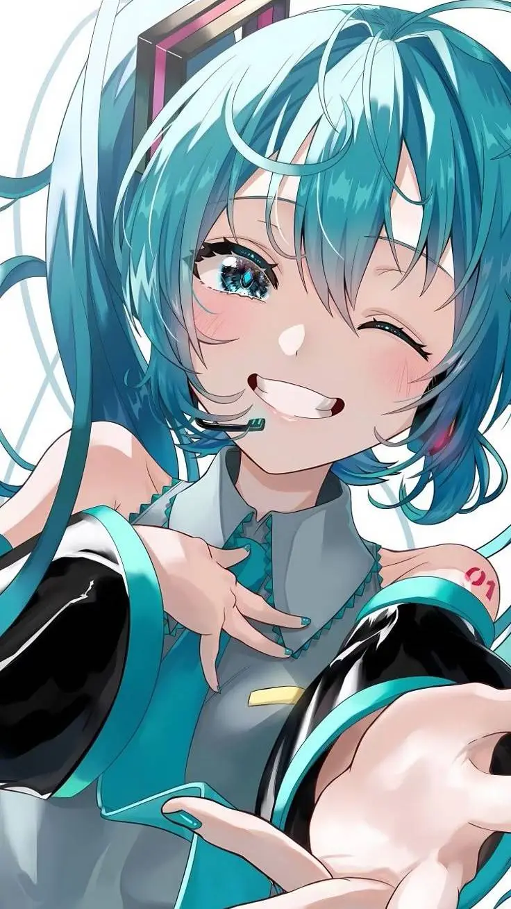 ai character: Hatsune Miku💙 background