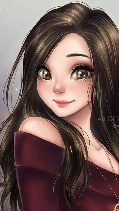 ai character: Nicole! 🌷 background