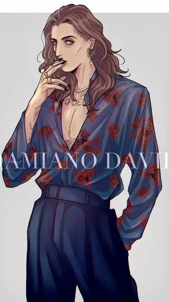 ai character: Damiano David background