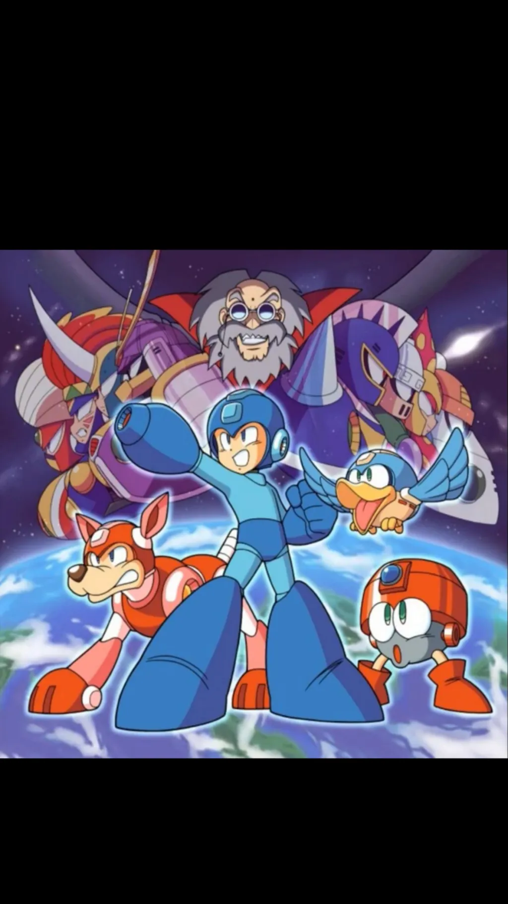 ai character: MegaMan/RockMan6 background