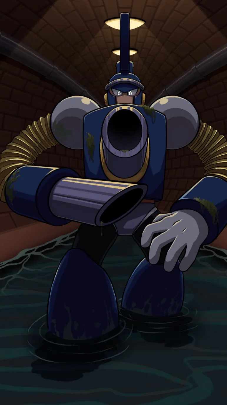 ai character: PumpMan background