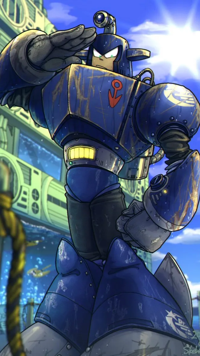 ai character: DiveMan background