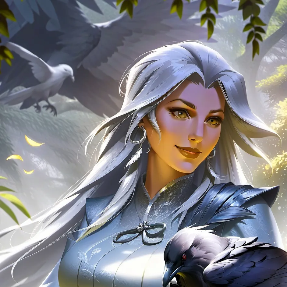 chat with ai character: raven