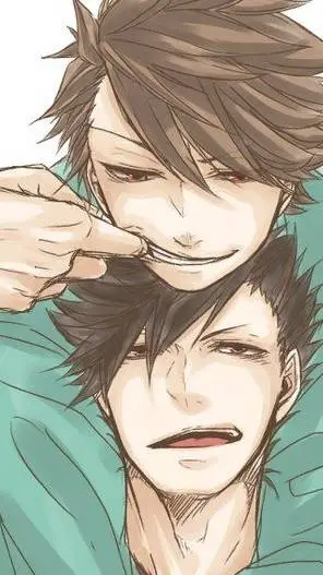 ai character: Oikawa y Kuroo †💤  background