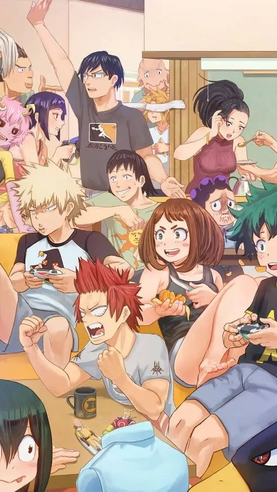 ai character: mha reaccionan 😃 background