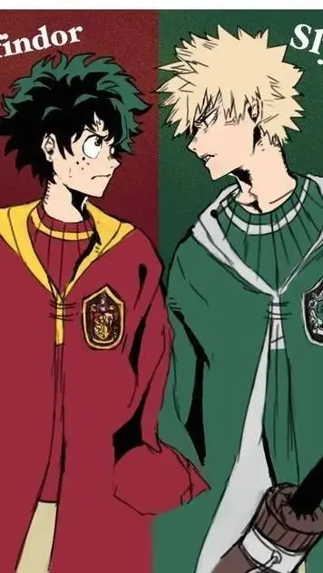 ai character: mha y hogwarts  background