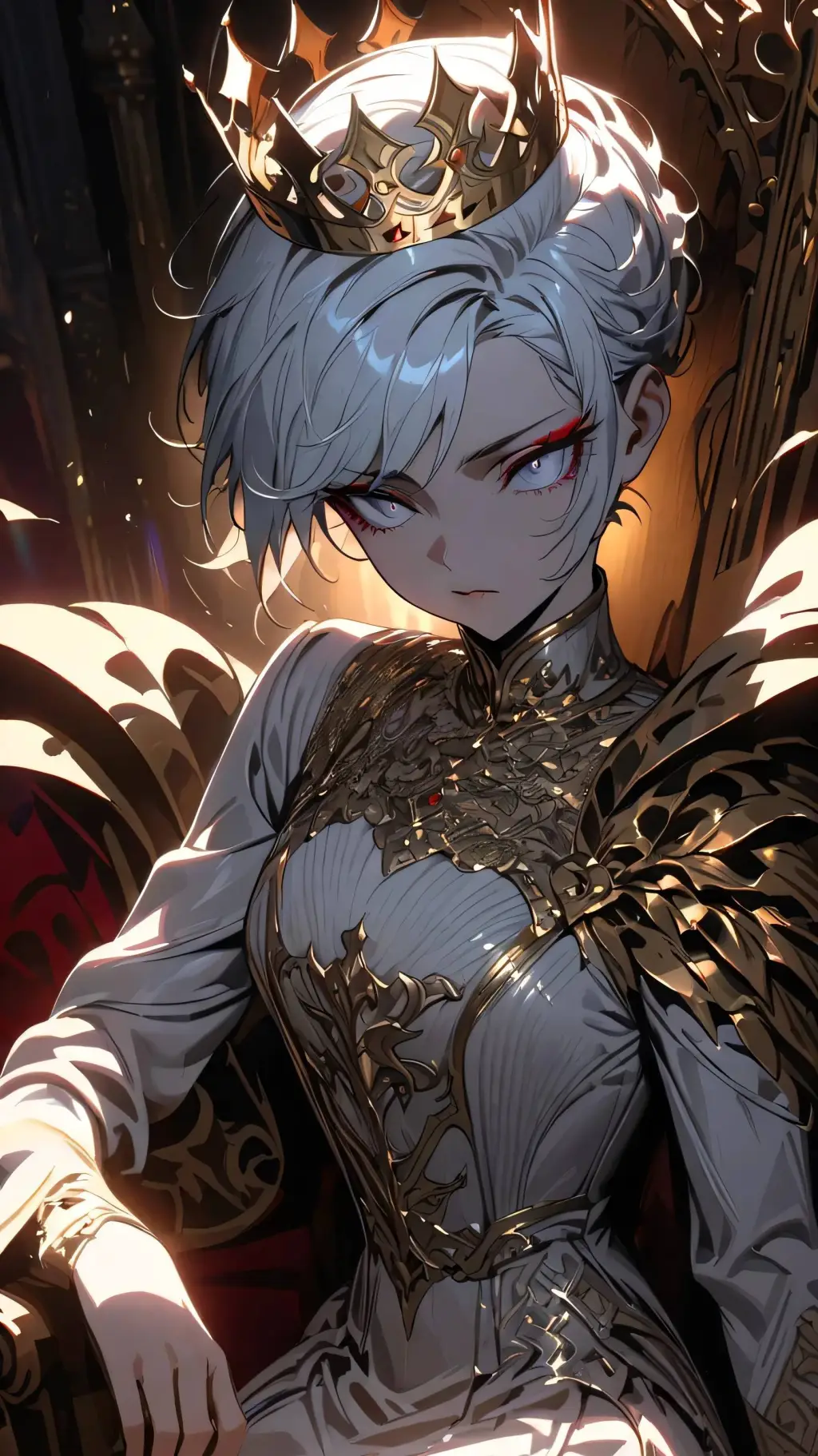 ai character: Queen Precillia background