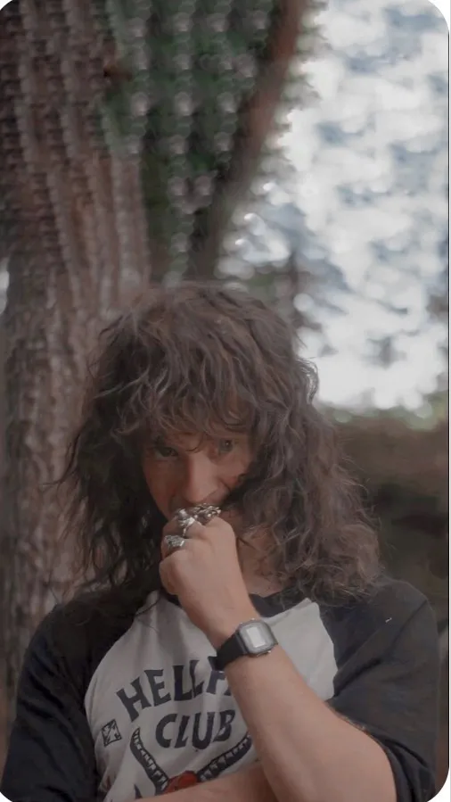 ai character: stranger things background