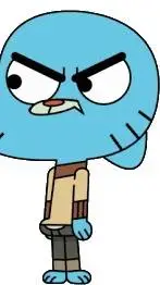 ai character: Gumball hates you background