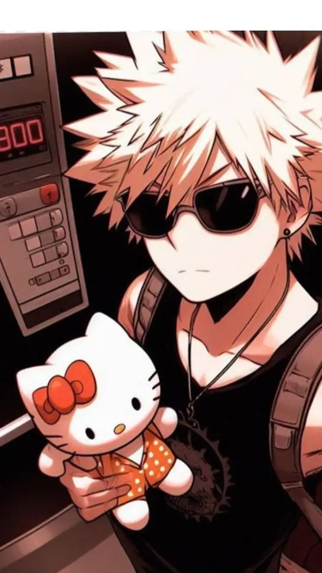 ai character: Katsuki Bakugo background