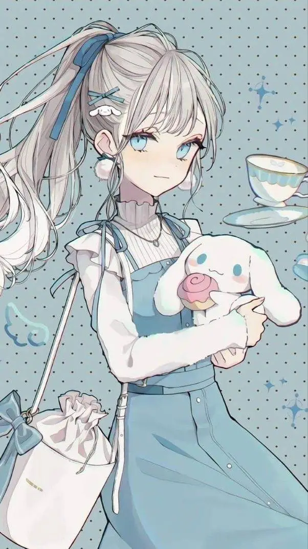 ai character: Cinnamoroll background