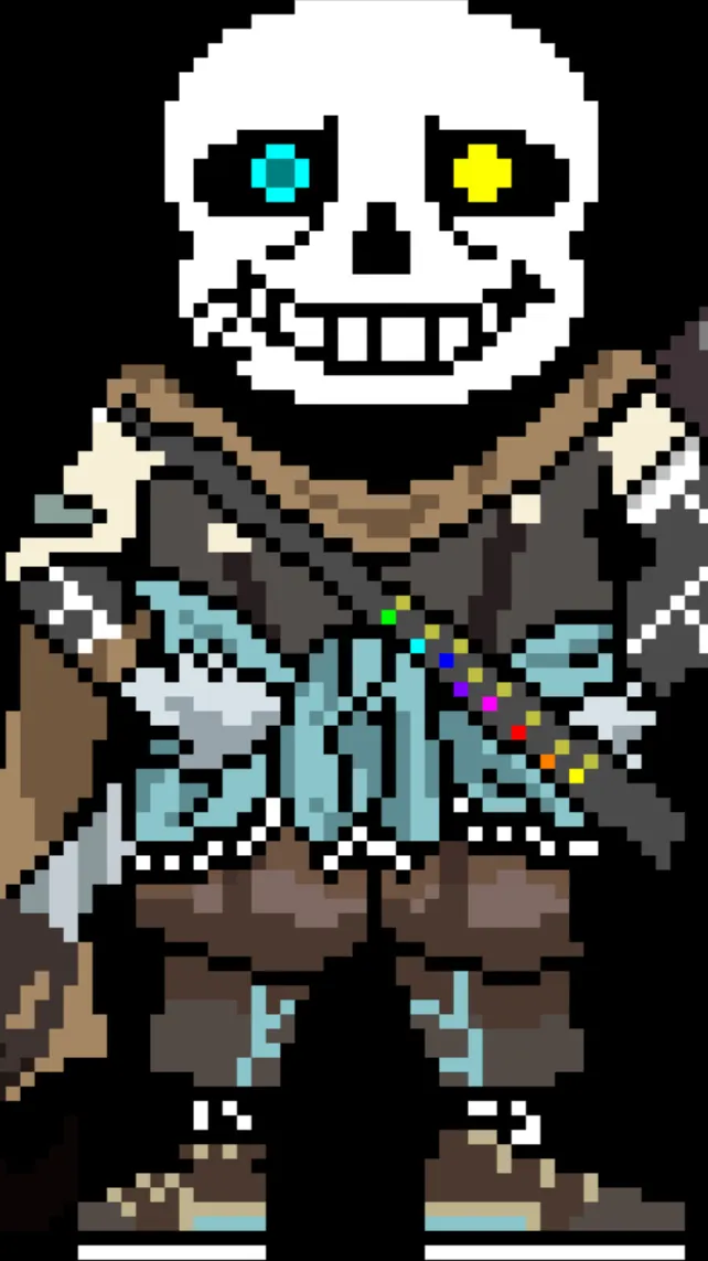 ai character: Ink!Sans background