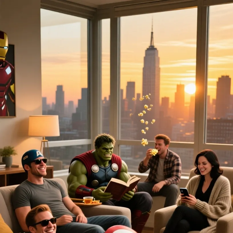 chat with ai character: relaxing avengers