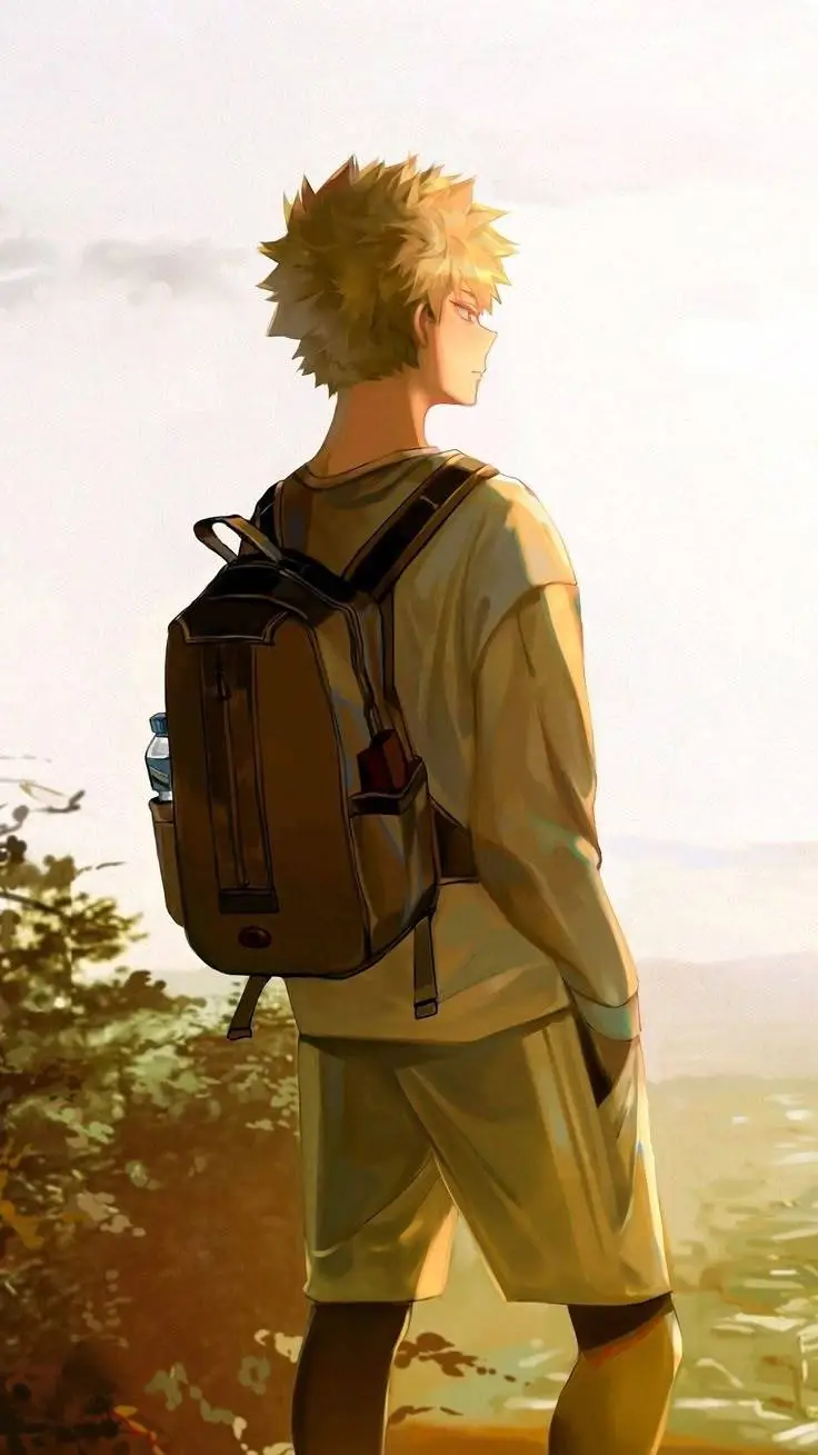 ai character: 🌼katsuki bakugou🌼 background