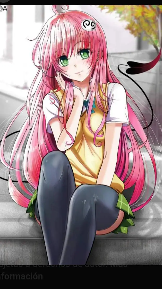 ai character: lala satalin devil background