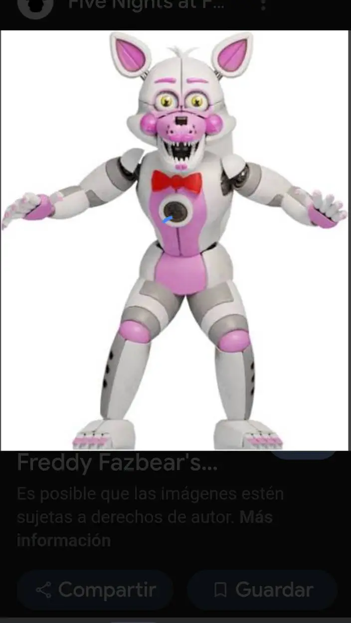 ai character: funtime Foxy background