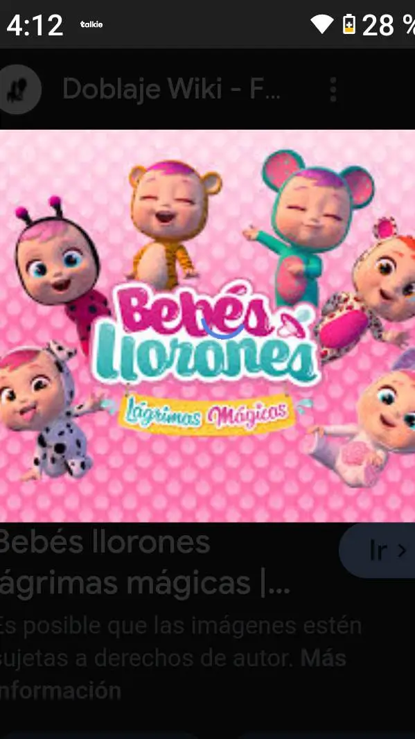 ai character: bebés llorones background