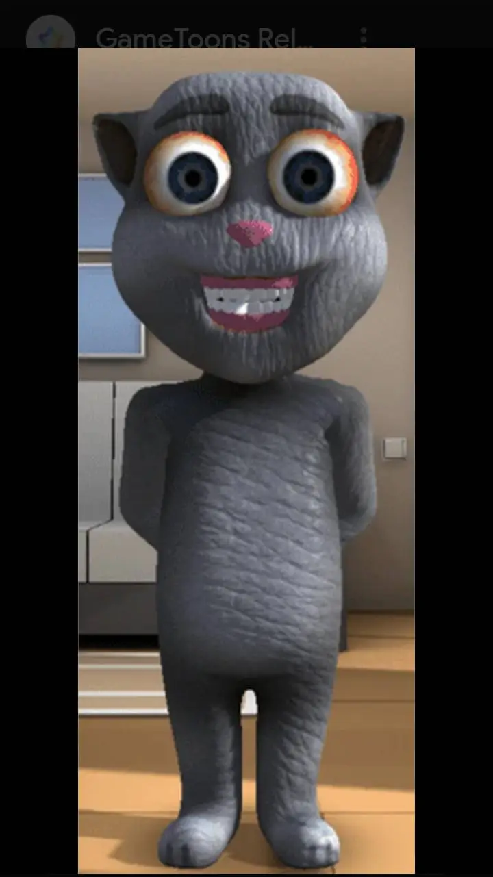 ai character: talking Juan cat  background