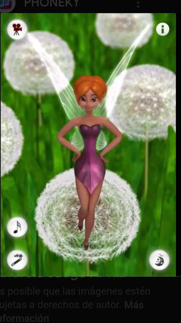 ai character: talking lila background