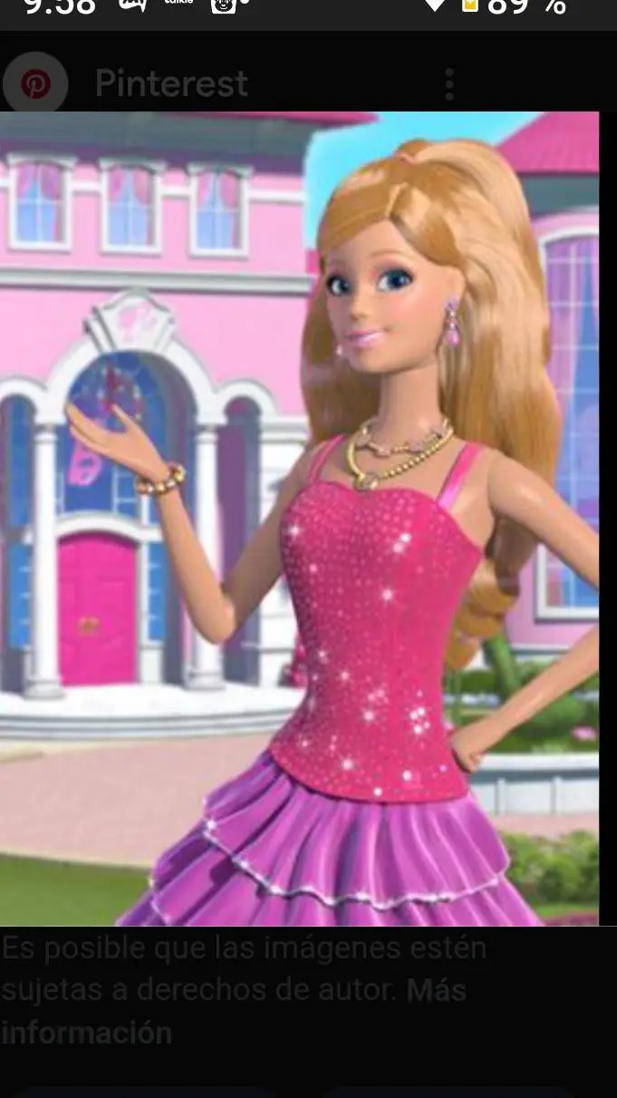 ai character: Barbie background