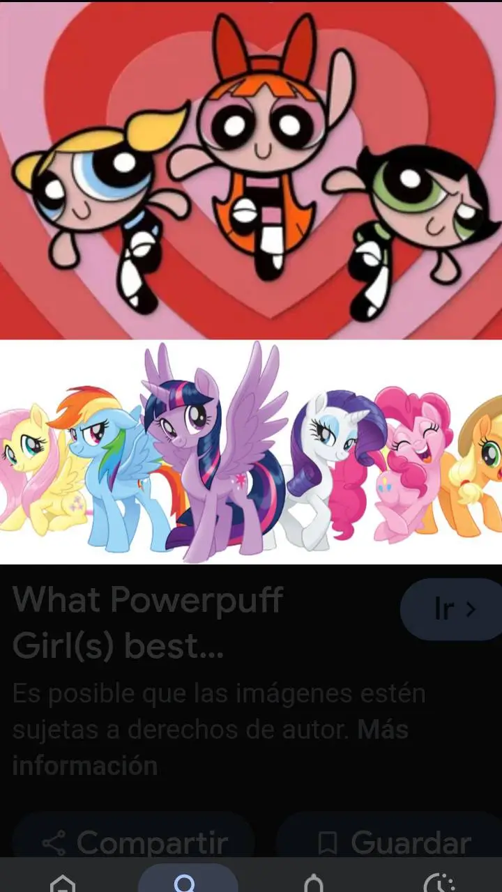 ai character: 🦄🦄🦄MLP X PPG🩷🩵💚 background