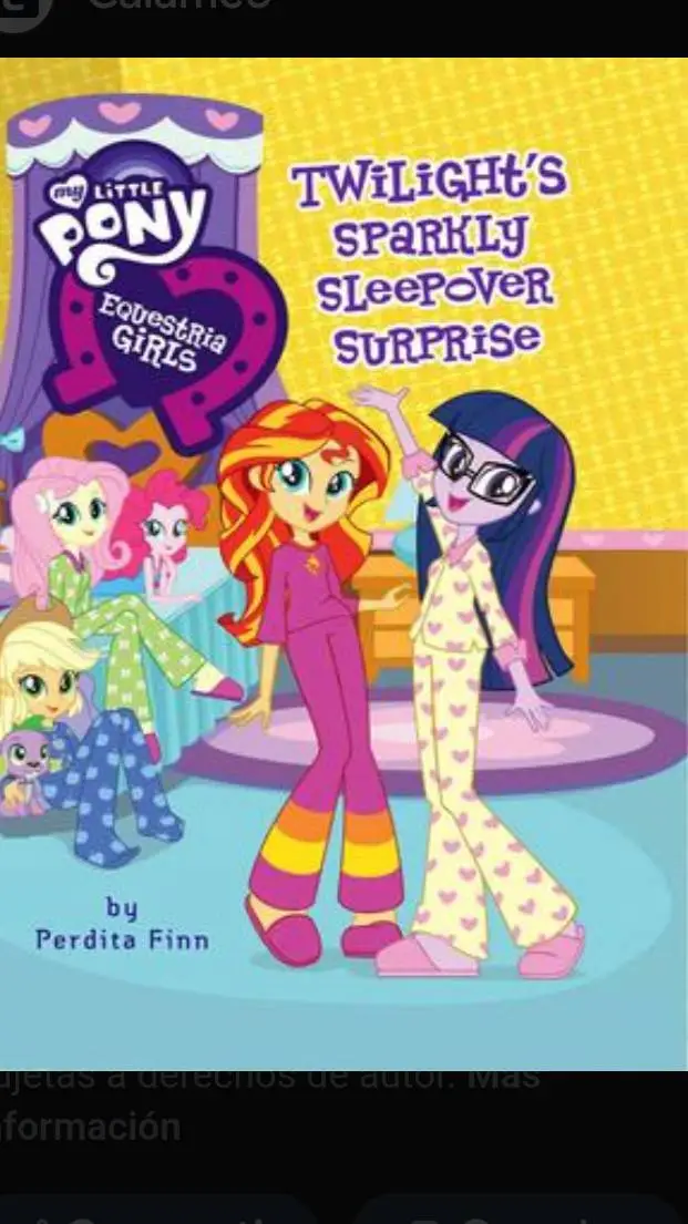 ai character: MLP pijamada  background