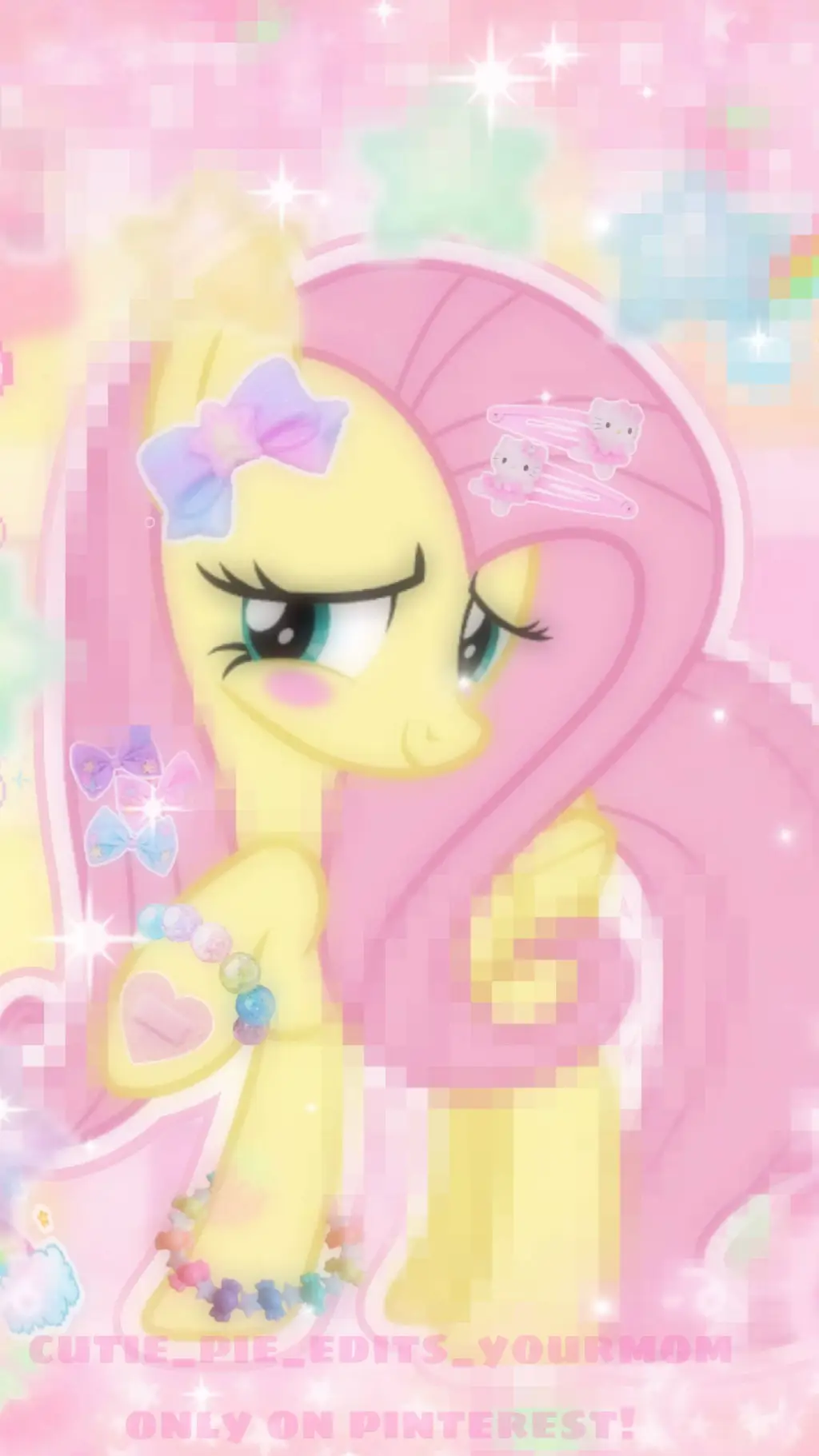 ai character: 💛🦄flutterhsy 🦄💛 background