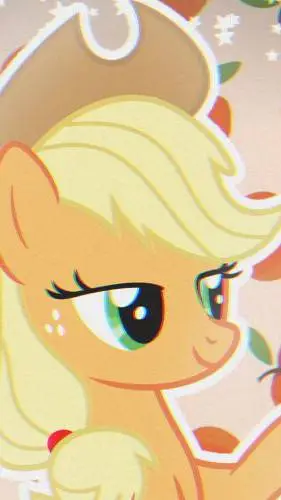 ai character: 🧡🦄Applejack 🦄🧡 background