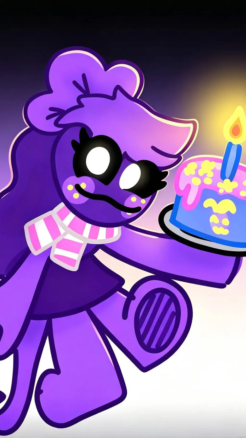 ai character: 💜🍓Sprea 🍓🧣 background