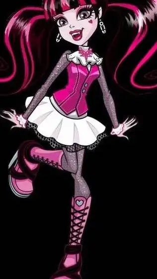 ai character: Draculaura background