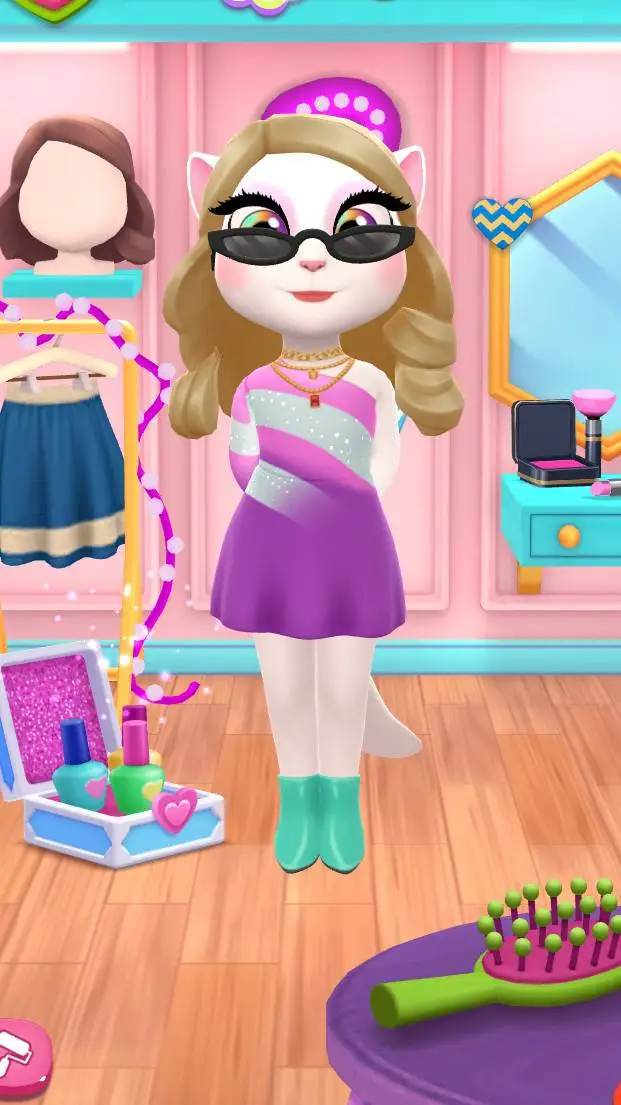 ai character: Angela background