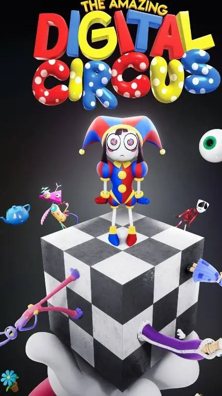 ai character: circo dijital🤑 background