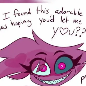 chat with ai character: angel dust yandere