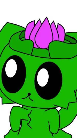 ai character: Leafuffy  background